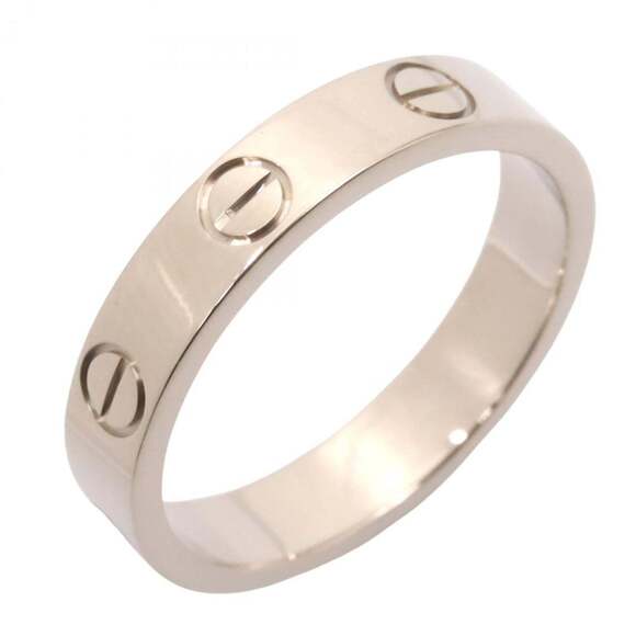 CARTIER Authentic 18k Silver Love Ring
